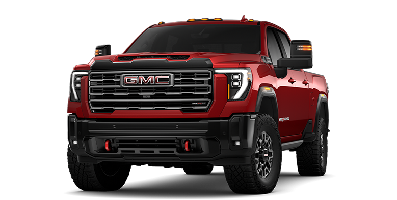 Front-side view of the 2026 GMC Sierra HD AT4X.