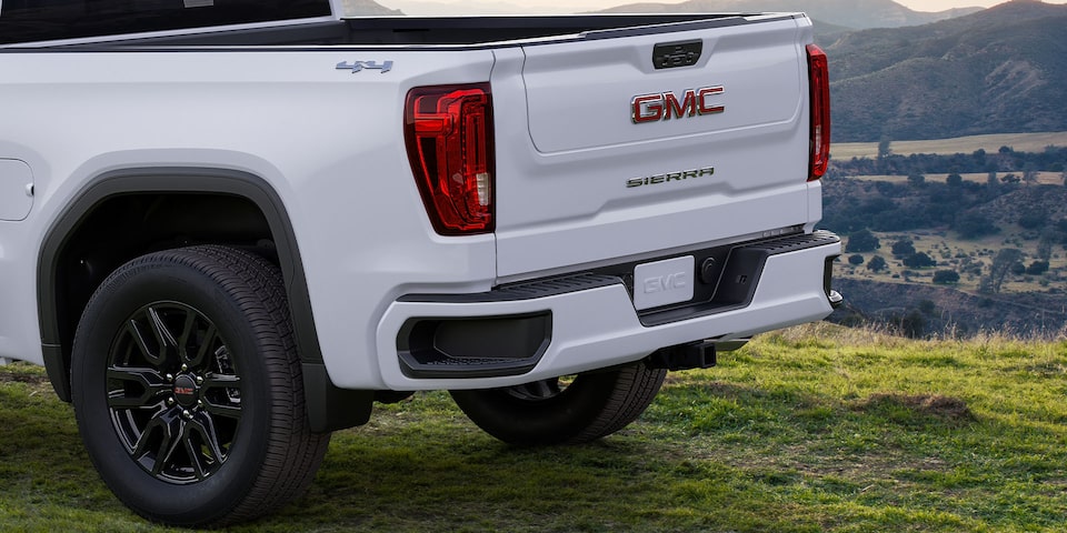 Premium bumpers on the 2024 GMC Sierra 1500 SLE.