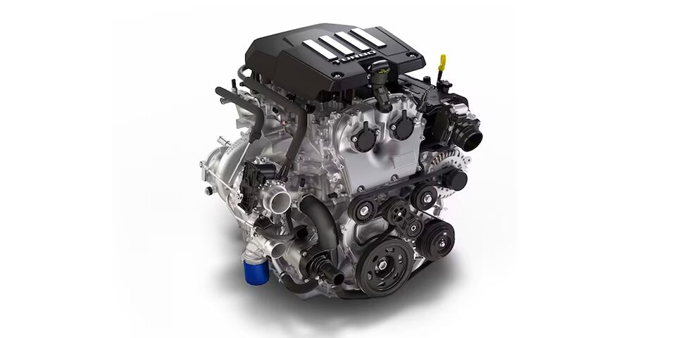 Turbomax Engine of the 2024 GMC Sierra 1500 SLE