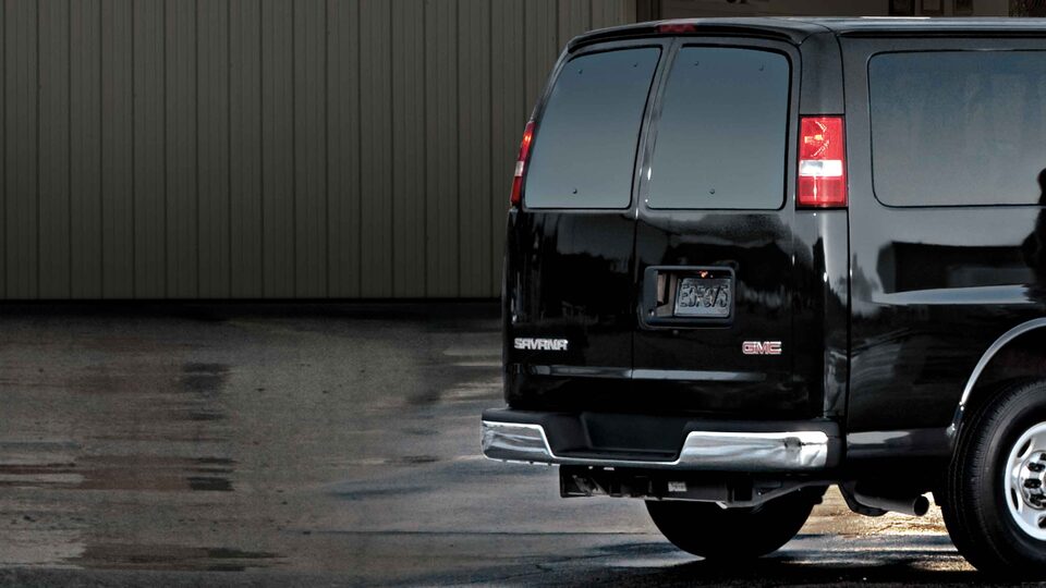 Fourgonnette GMC Savana 2022: Caméra arrière.