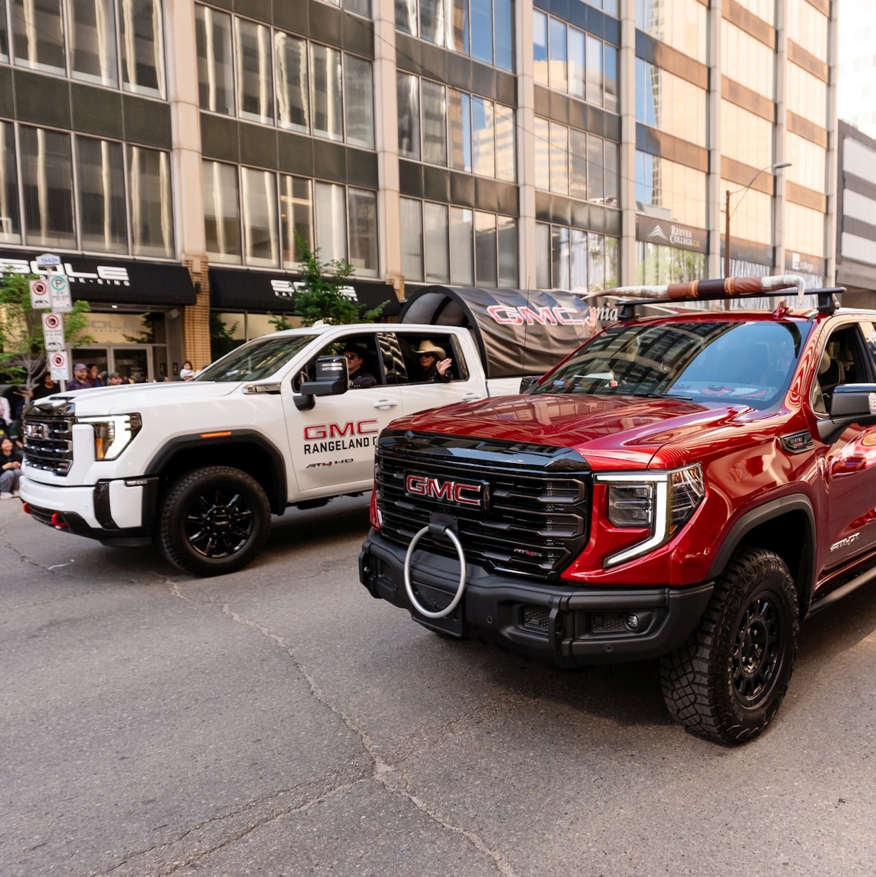 Close up view of the Sierra parade 2026.