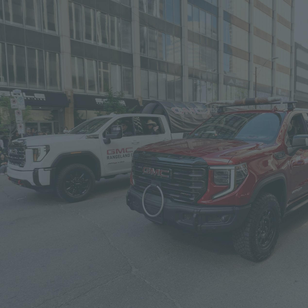 Close up view of the Sierra parade 2026.