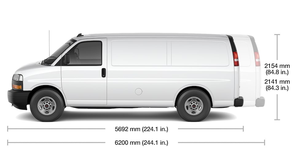 2023 Savana Cargo 2500 Specs.