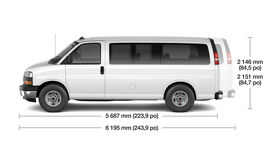 Savana Passenger 3500 Specs.