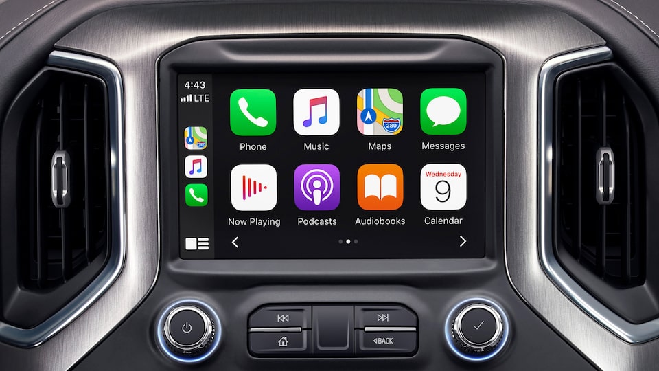 The 2021 GMC vehicles feature Apple CarPlay compatibility.