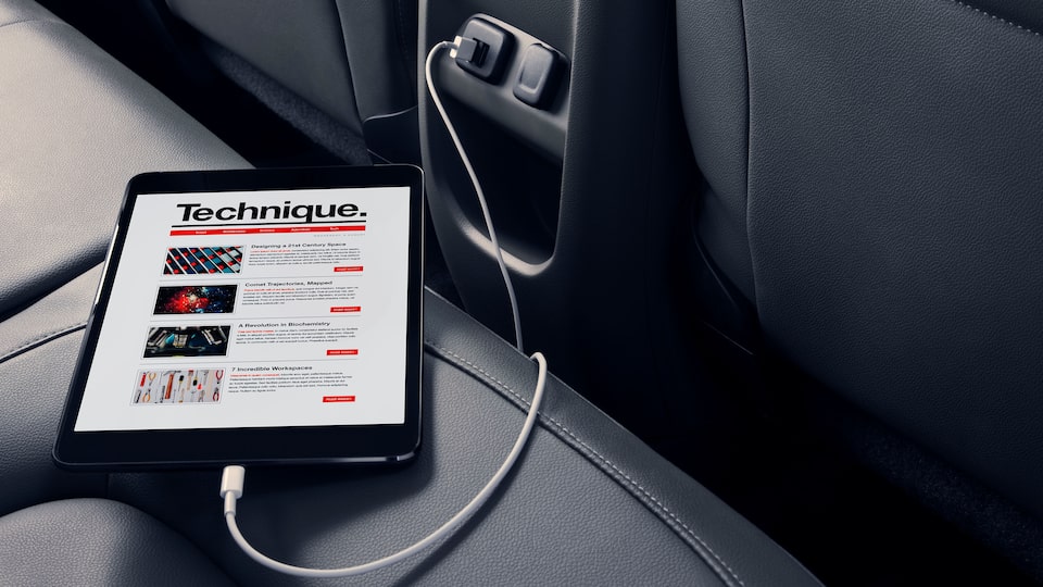 2021 GMC vehicles offer a convenient USB connection with the available infotainment system.