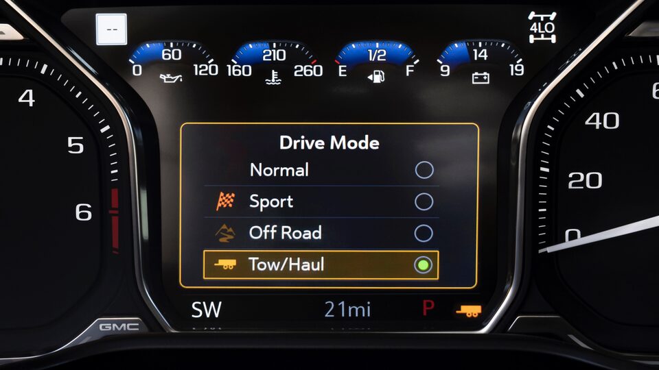 Traction select du GMC Yukon 2021.