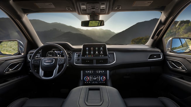 Tableau de bord du GMC Yukon 2023.