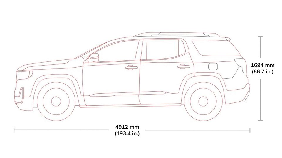 2022 Acadia Specs.