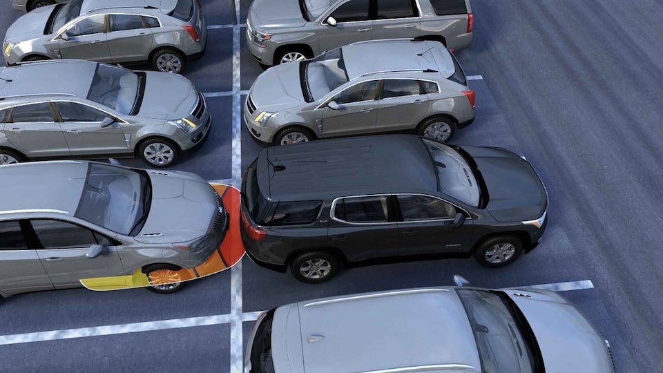 2023 GMC Acadia Rear Past Assist safety feature.
