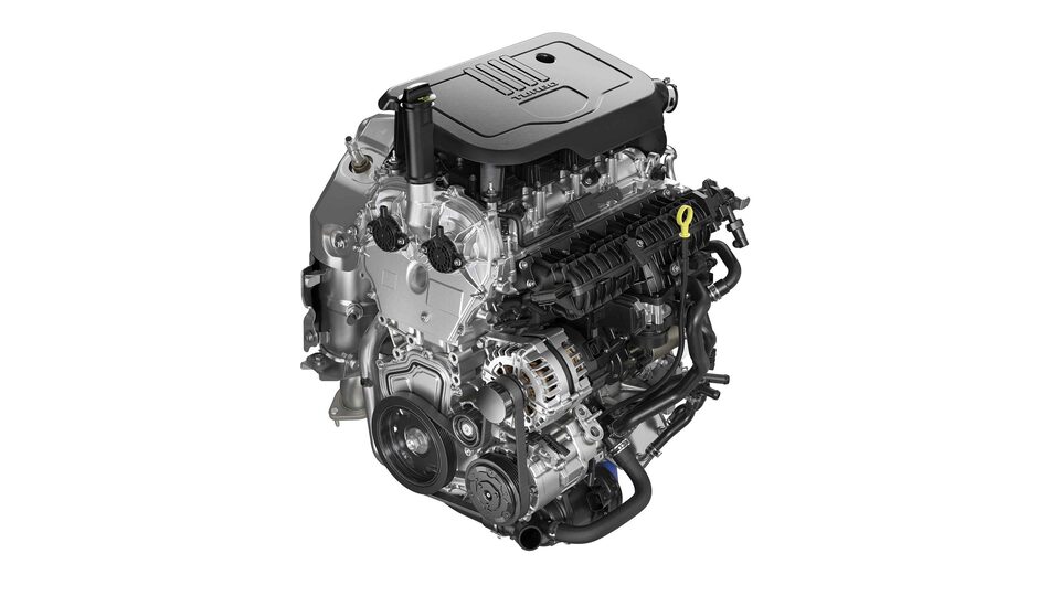 Moteur turbo de 2,0 litres à 4 cylindres du GMC Acadia 2023.