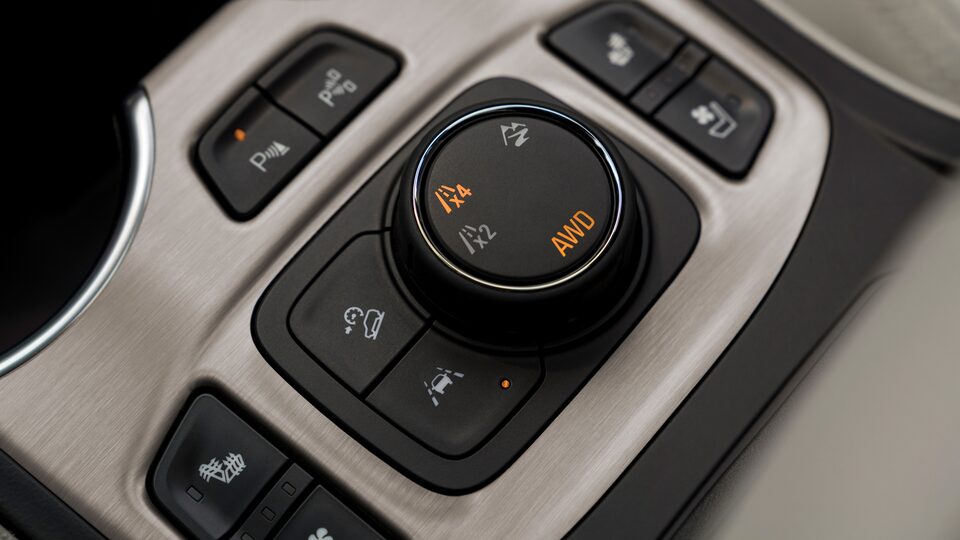 Commandes du GMC Terrain 2022.
