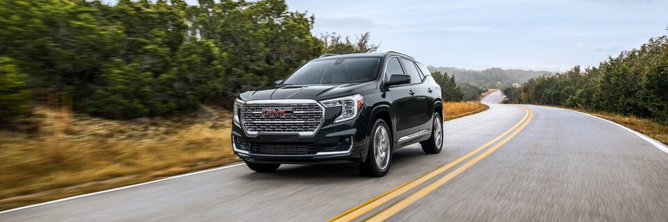 2022 GMC Terrain Denali exterior.