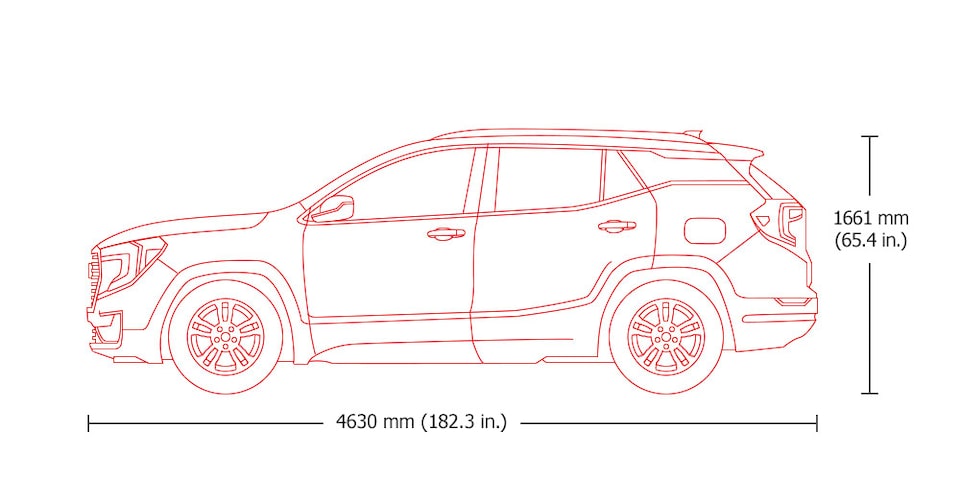 2023 GMC Terrain AT4 specs.