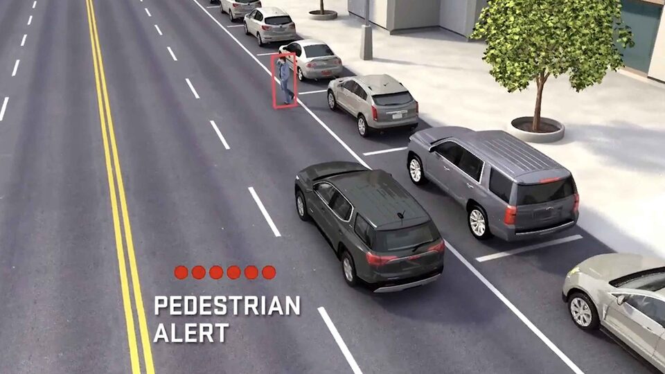 2023 Terrain safety feature: Front Pedestrian Braking.