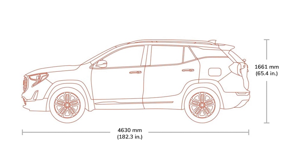 2023 GMC Terrain SLE/SLT specs.