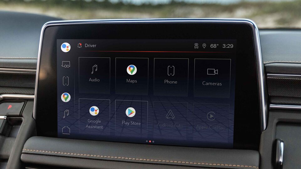 Système d'info-divertissement GMC Yukon 2022.