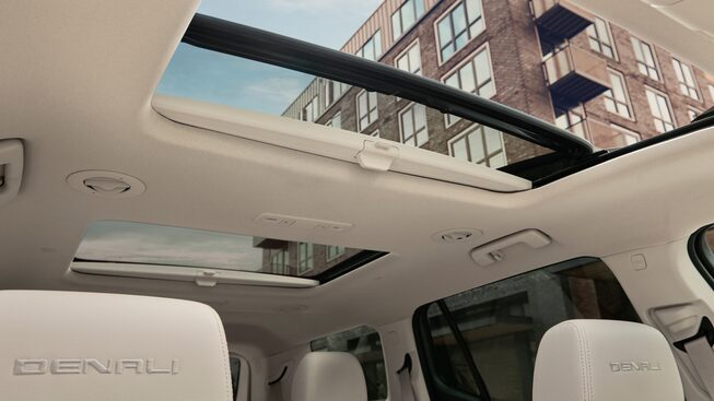 2023 GMC Acadia Denali sunroof.