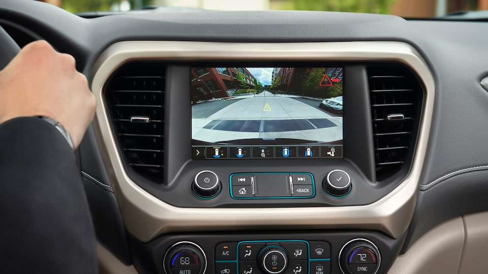 2023 GMC Acadia rear camera.