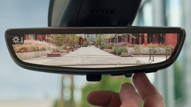2023 GMC Acadia Denali rear view camera.