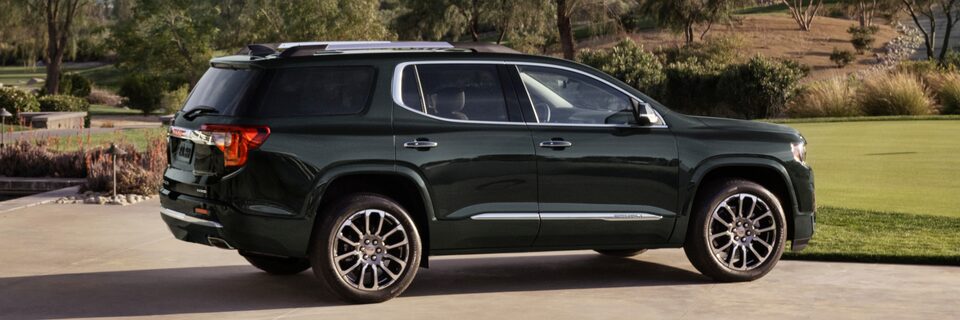 A parked 2023 Acadia Denali.