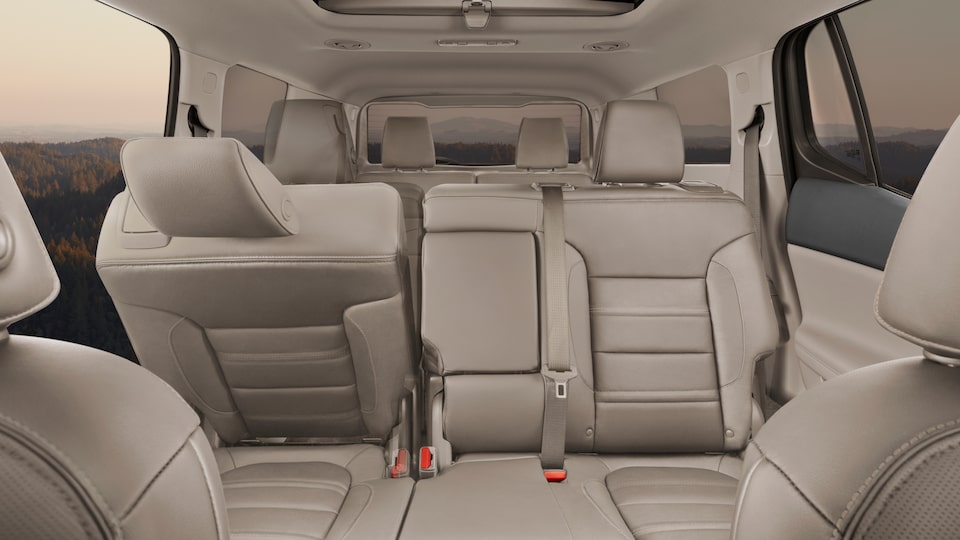 2023 GMC Acadia SmartSlide seating.