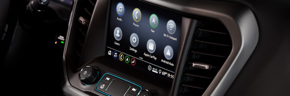 2023 Acadia infotainment system.