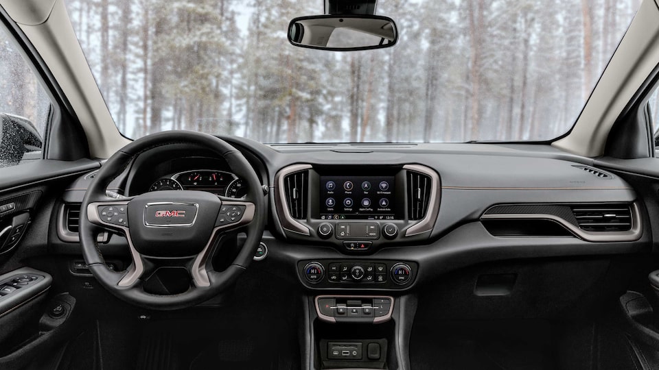 2023 GMC Terrain AT4 interior dashboard.