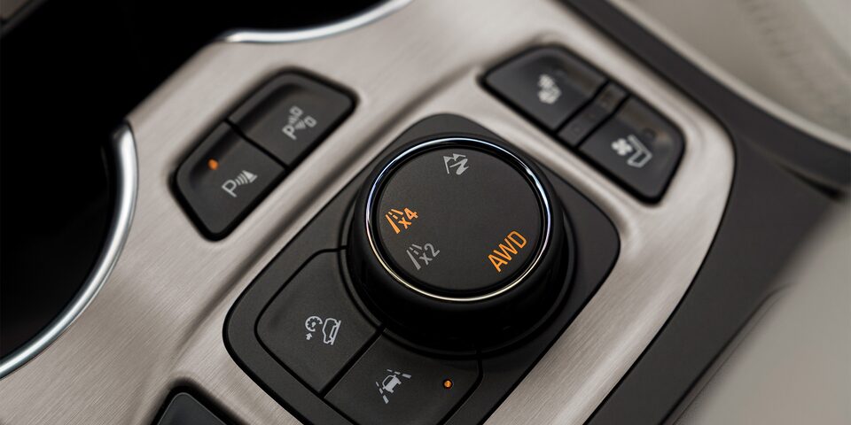 Traction choices in the 2024 GMC Terrain AT4.