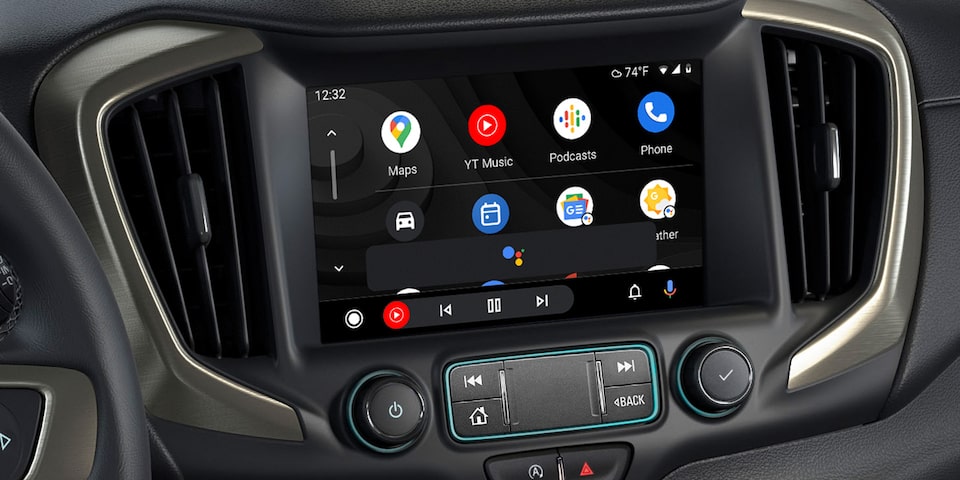Wireless Android Auto feature of the 2024 GMC Terrain AT4.