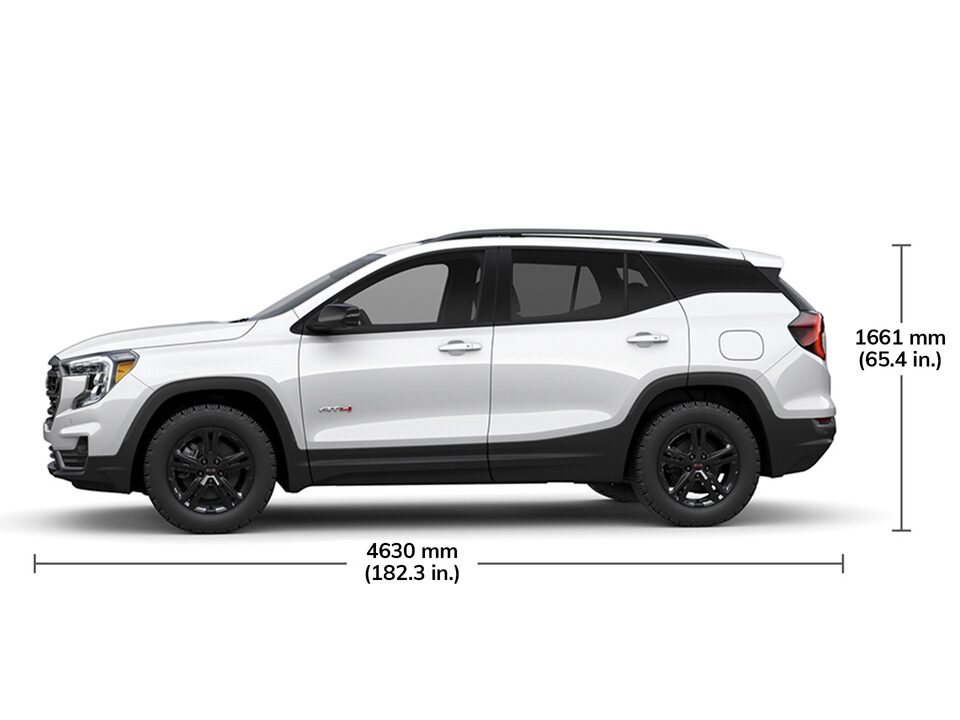Specifications of the 2024 GMC Terrain AT4.