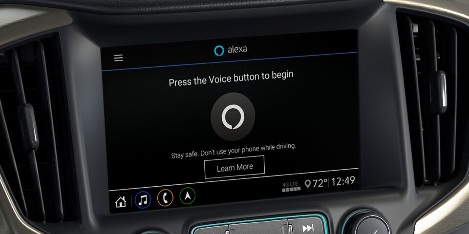 Système Alexa intégré du GMC Terrain 2023.