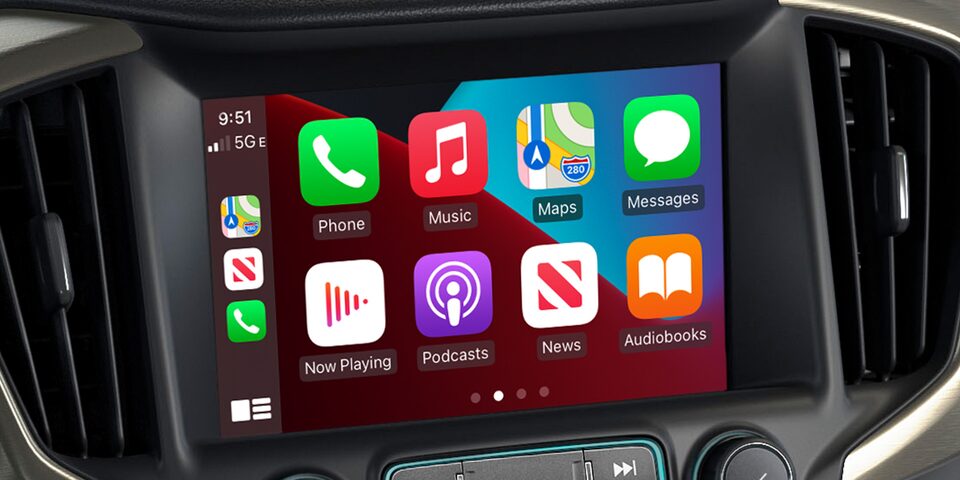 CarPlay d’Apple sans fil du GMC Terrain SLE 2024.