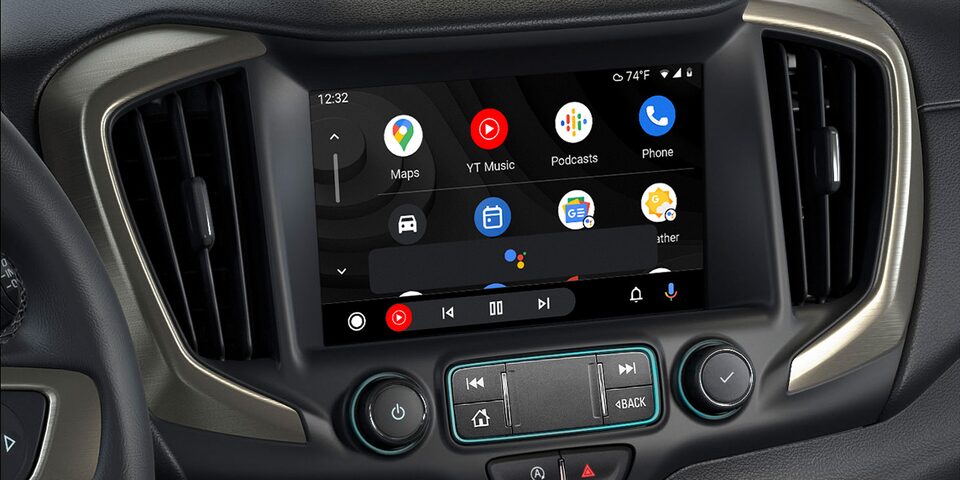 Wireless Android Auto feature of the 2024 GMC Terrain SLE.