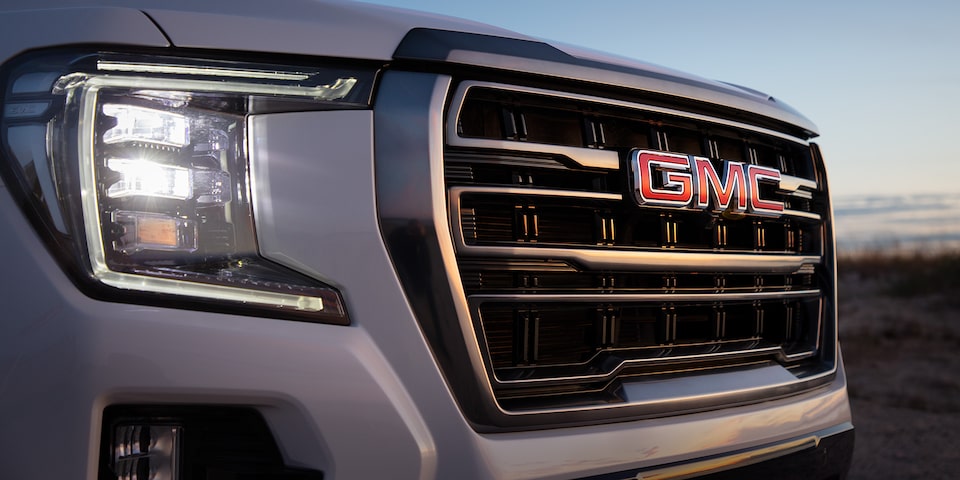 2024 GMC Yukon front grille.