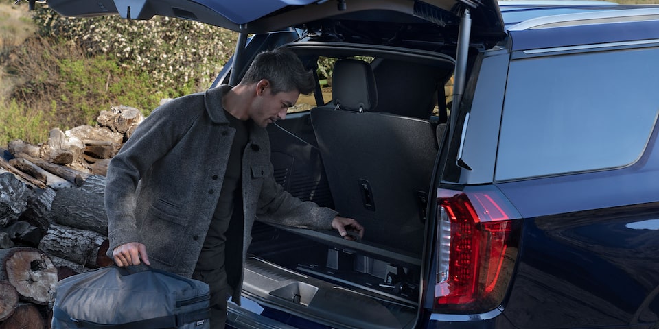 2024 GMC Yukon featuring spacious cargo.
