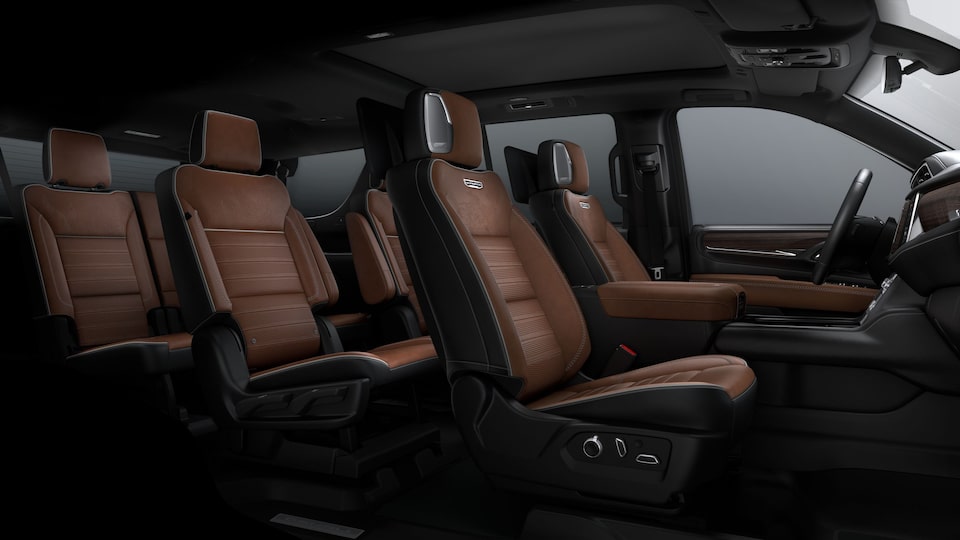 Habitacle en ombre alpine du Yukon Denali Ultimate 2024.