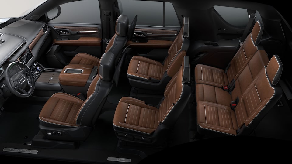 Habitacle en ombre alpine du GMC Yukon Denali Ultimate 2024.