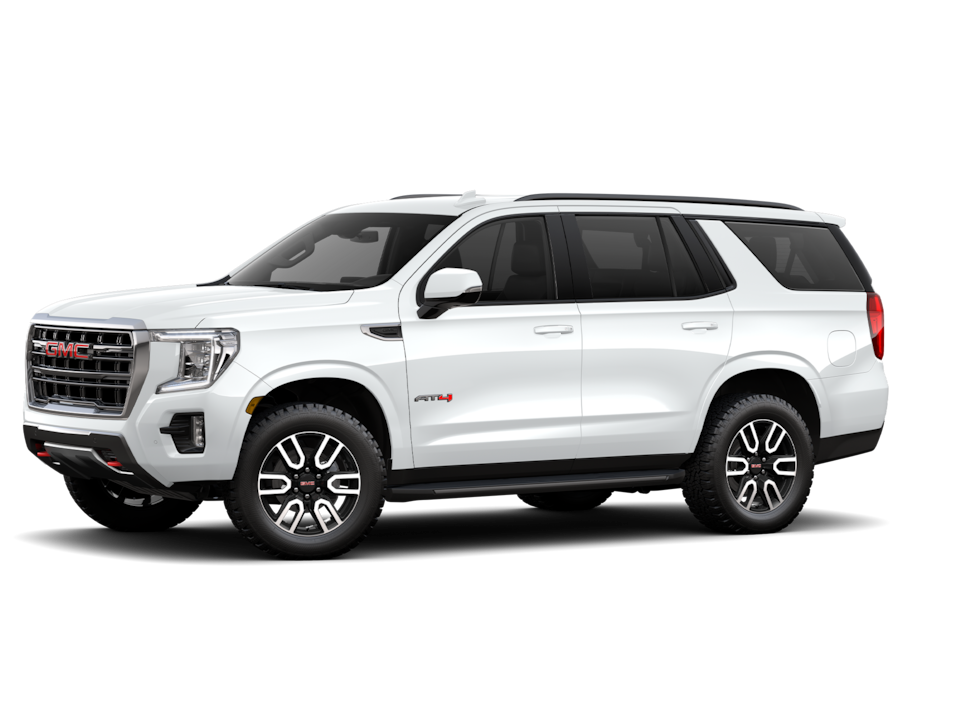 Vue latérale du GMC Yukon AT4 2024.