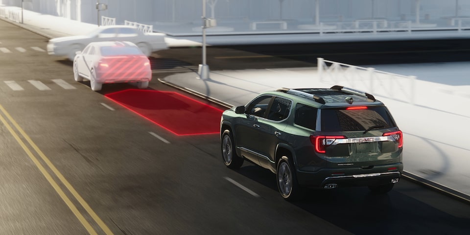 Automatic Emergency Braking on the 2024 GMC Yukon SLE/ SLT.