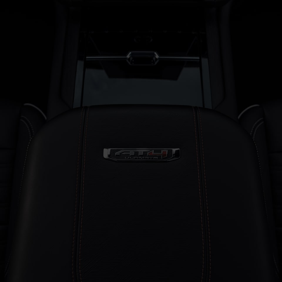 Over head view of the Center Console in the 2025 GMC Yukon.