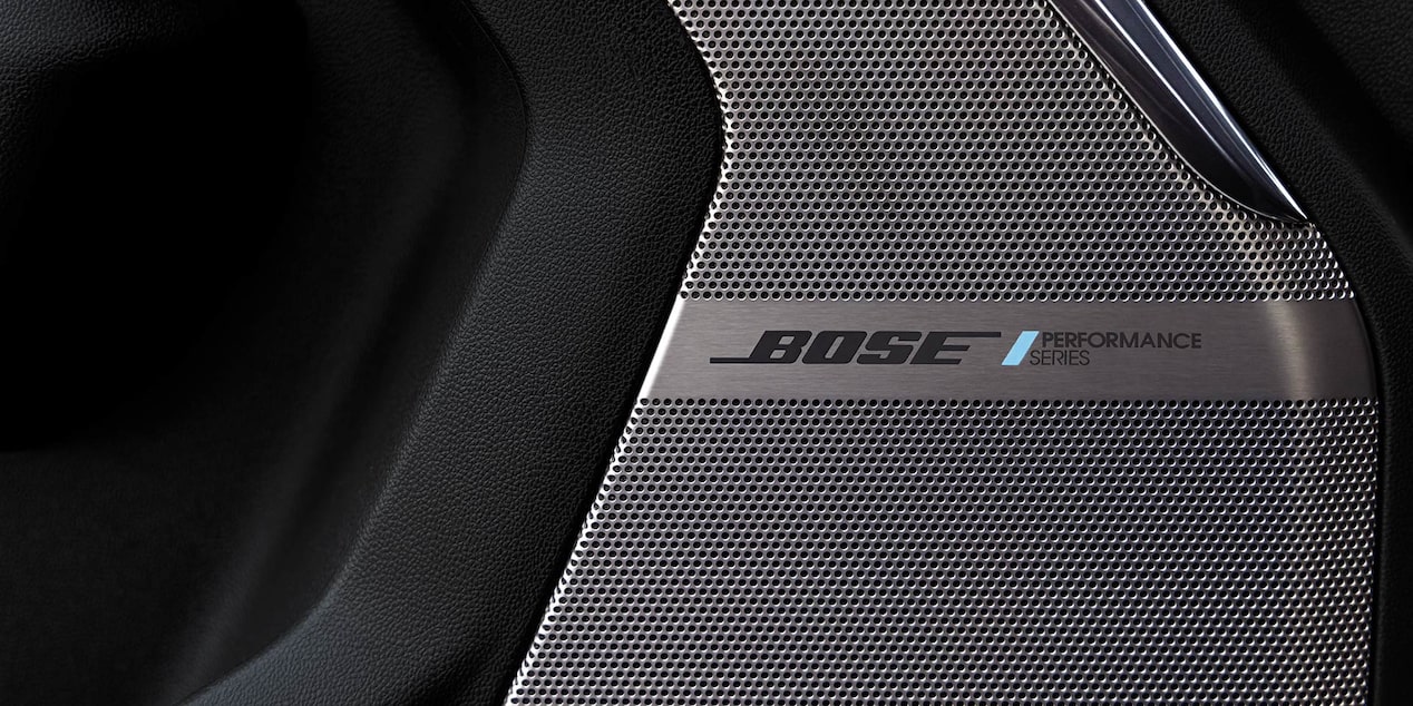 Close-up View of the Bose Audio Speaker inside the 2025 GMC Yukon.