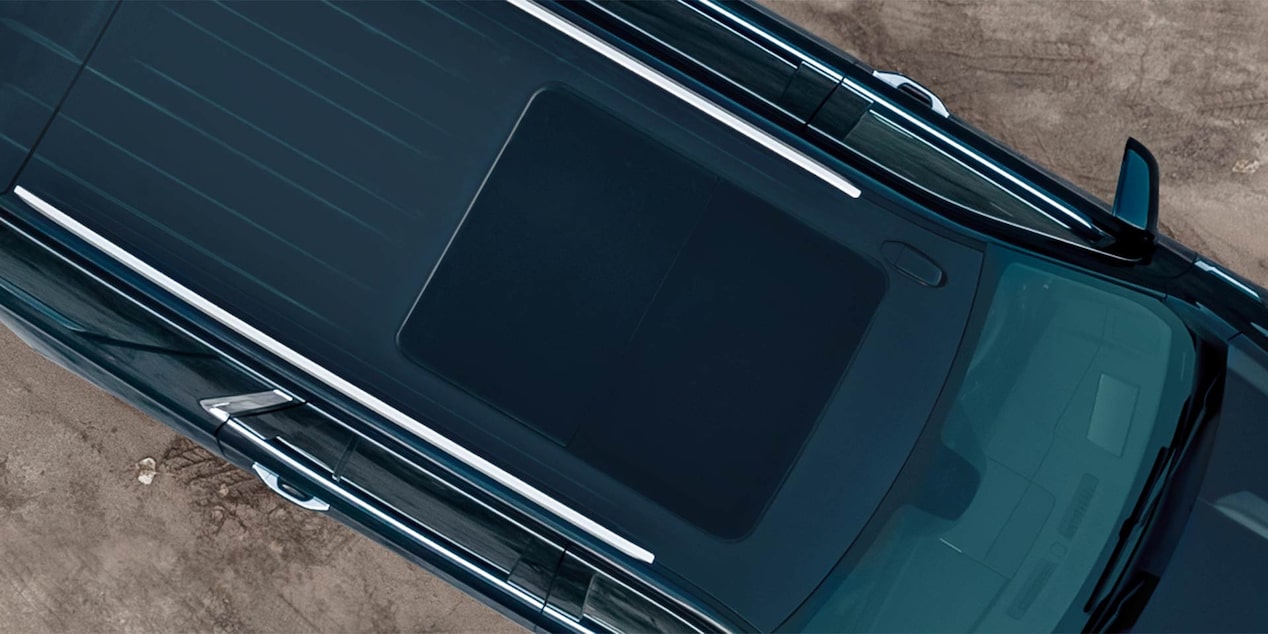 Top view of the Panoramic Sunroof on the 2025 GMC Yukon SUV.