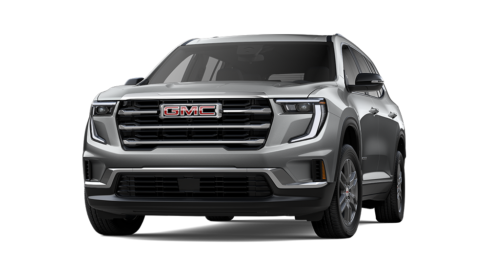 Vue latérale avant du GMC Acadia 2025.