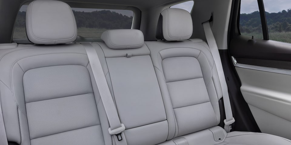 Rear Premium Seating in the 2026 GMC Terrain Denali Luxury SUV.