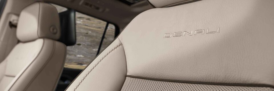 2022 GMC Denali luxury seating.
