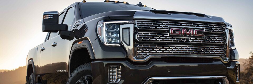 2022 GMC Sierra Denali HD heavy-duty pickup truck.