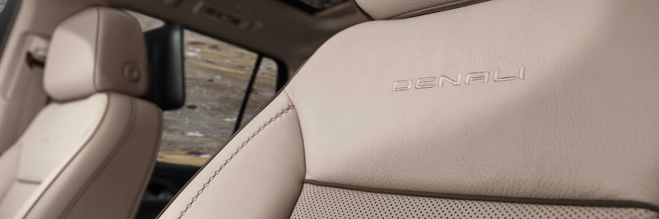 2023 GMC Denali luxury seating.