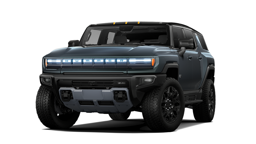 Front Three-Quarters View of a 2026 GMC Hummer EV SUV.