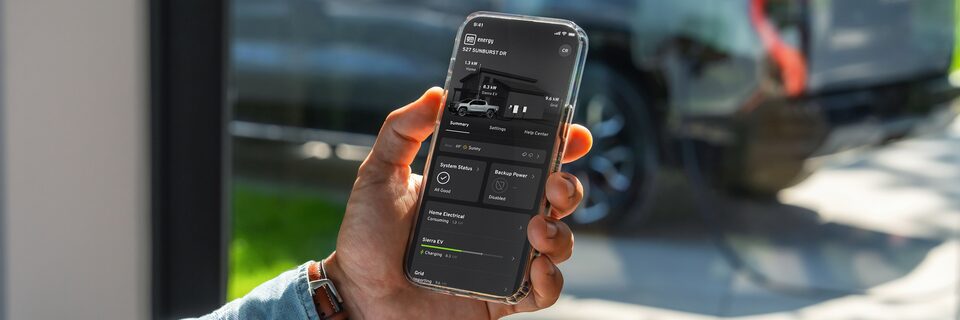 L’appli mobile myGMC avec ses fonctions pour VÉ.